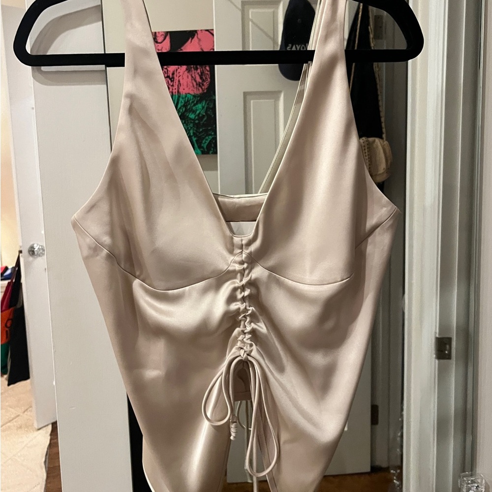 Nanushka Gold Klara top